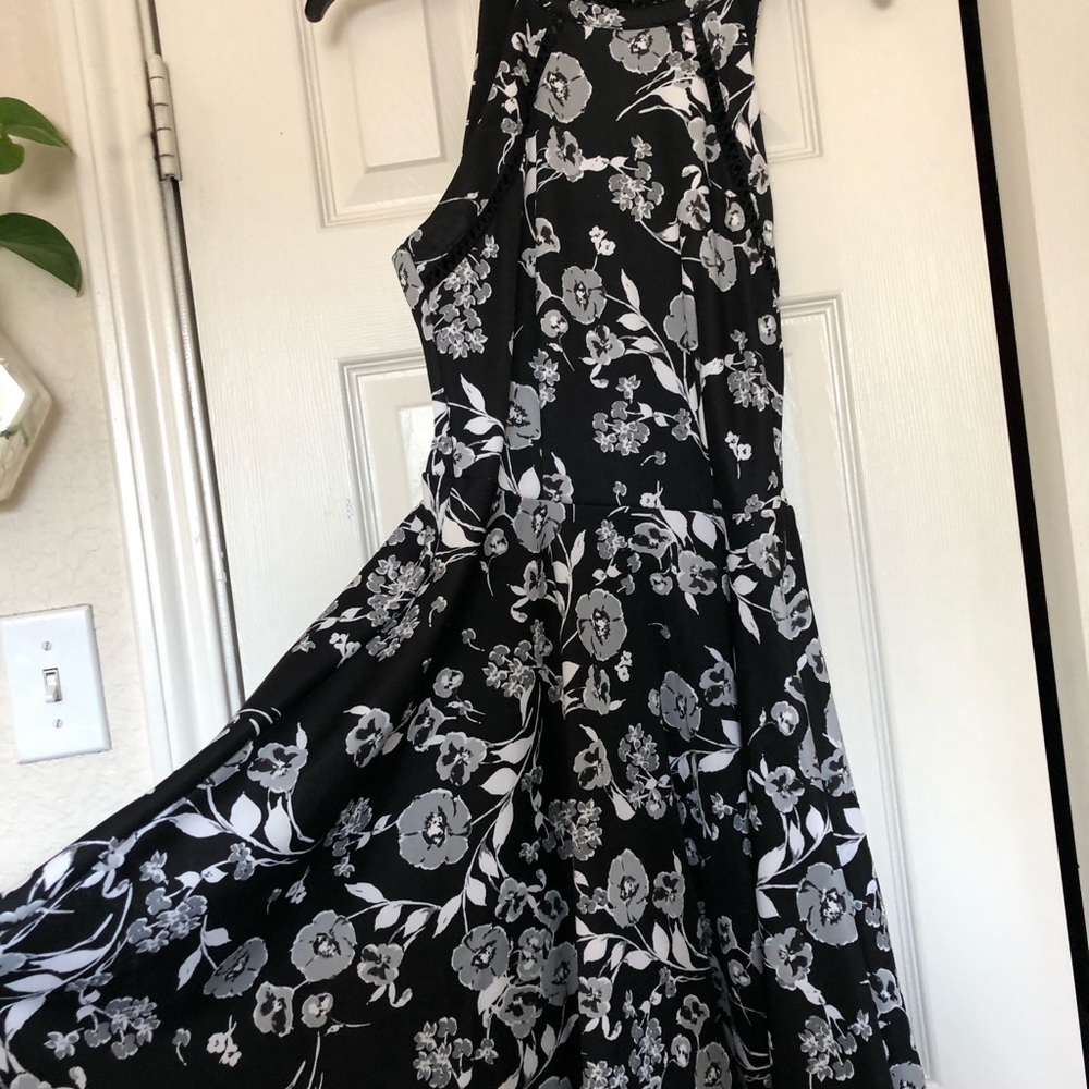 High-neck black dress from Dillard’s